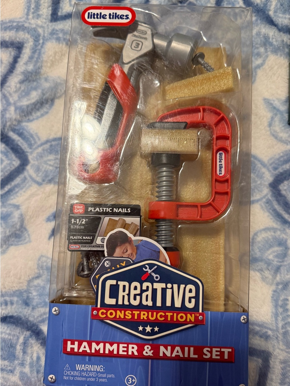 Little Tikes Creative Construction Hammer & Nail Set - NEW